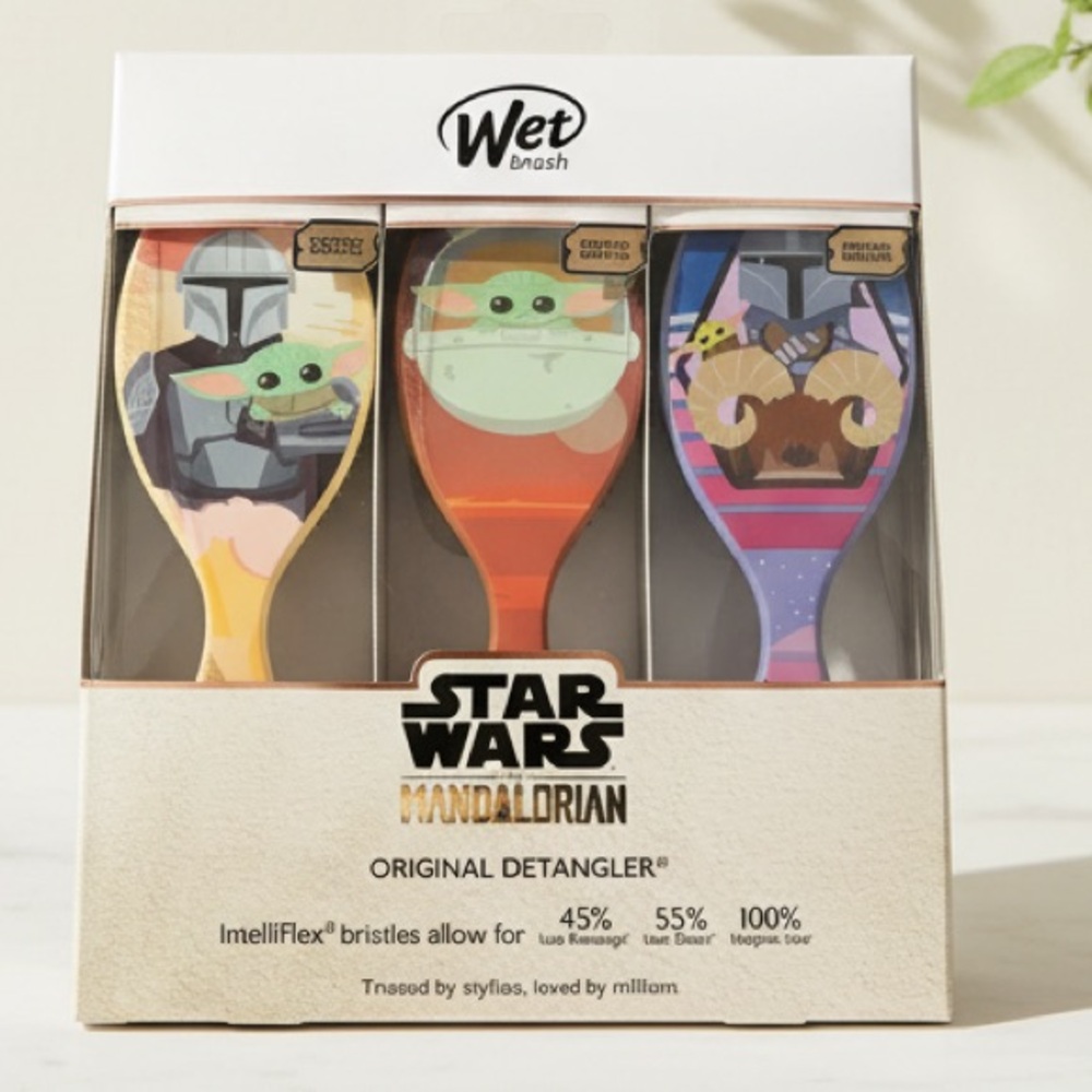 NWT Limited Edition Wet Brush Detangling Bundle - Star Wars wet brush set!